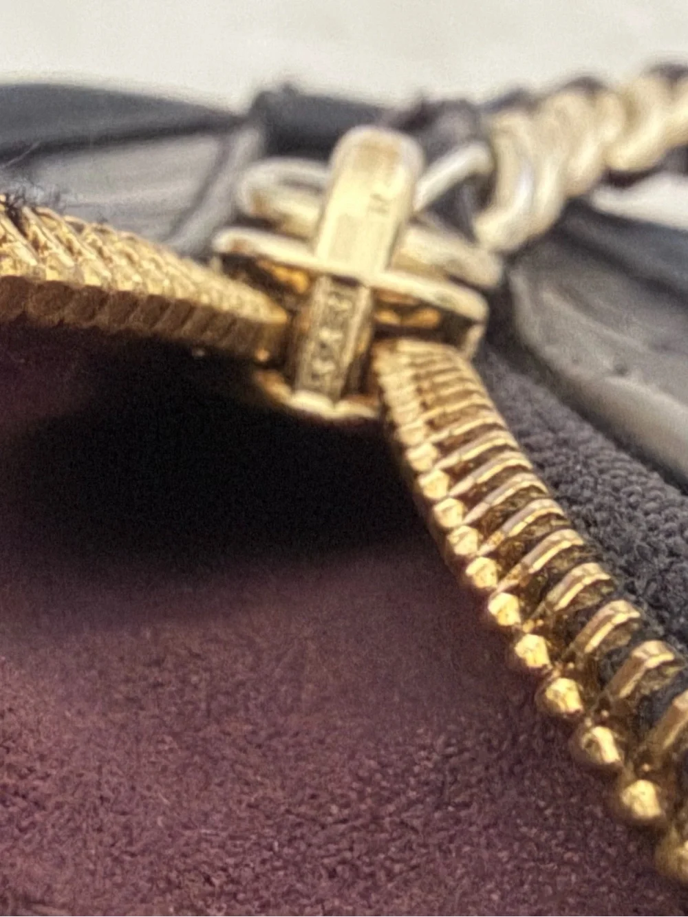 Coach glossy patent